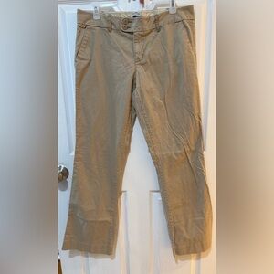 American Eagle Outfitters Tan VTG Y2K Chinos Flare Low Rise Bella Swan